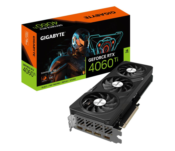 Gigabyte GeForce RTX 4060 Ti Gaming OC 16GB GDDR6 - 1162036 - zdjęcie
